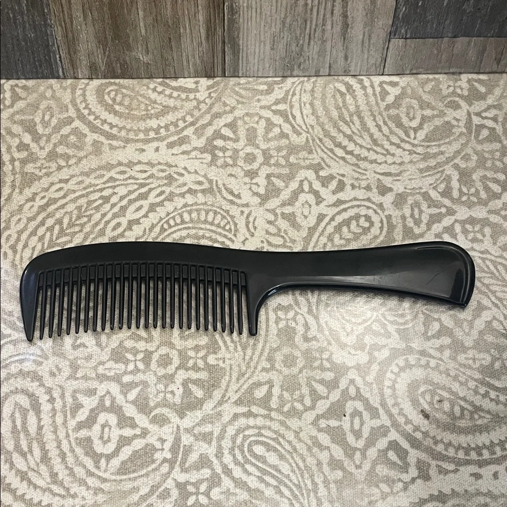 VINTAGE Conair Black Hair Comb wide‎ tooth